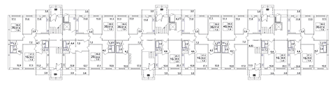 План первого этажа жилого дома Никольская-1